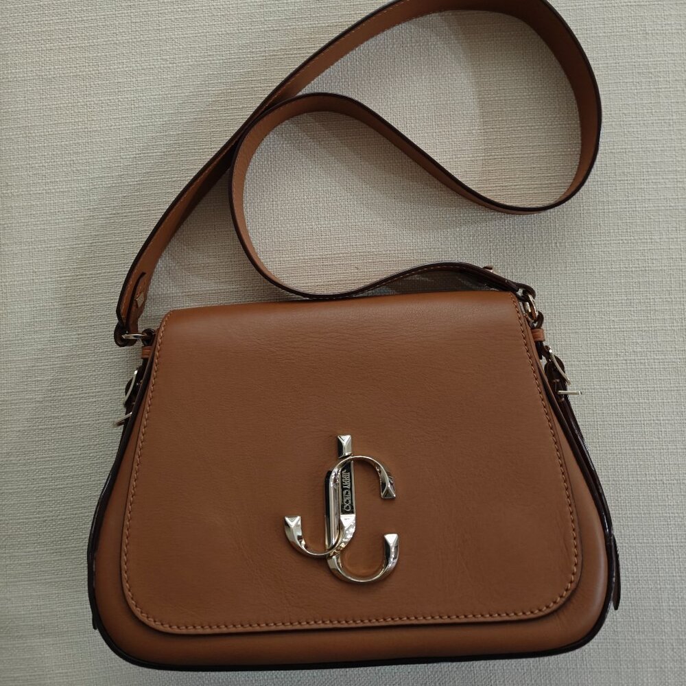 Jimmy Choo Varenne leather shoulder bag